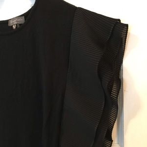 Black Statement Sleeve Blouse